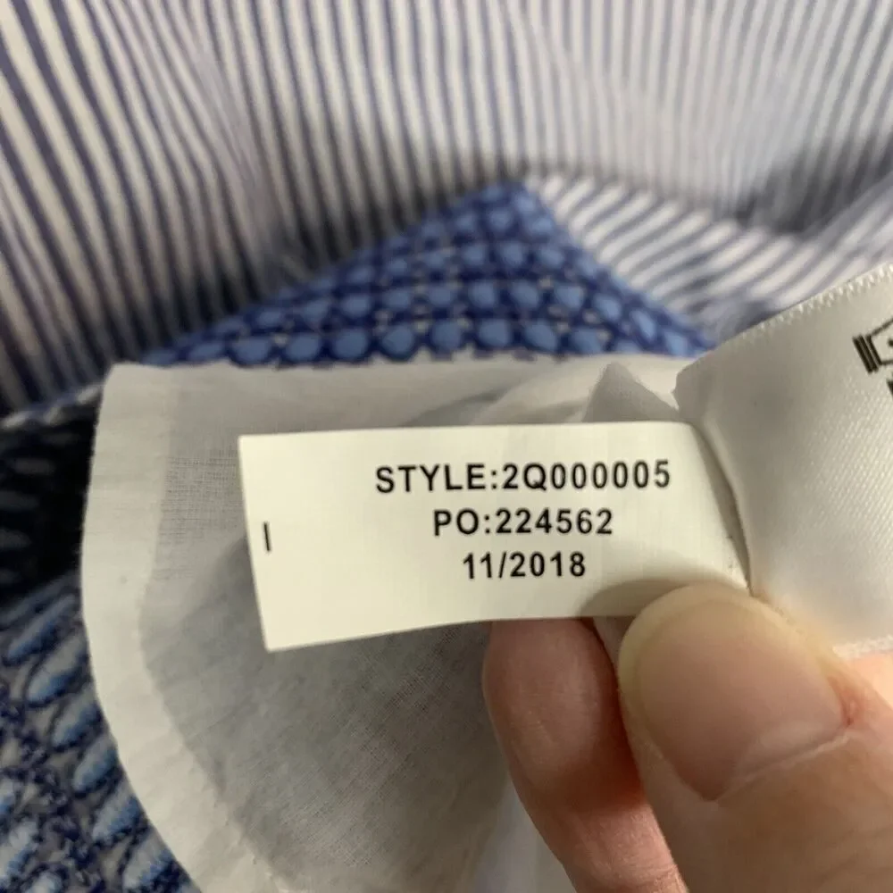 VINEYARD VINES Embroidered Striped Cisco Shift Dress In Ocean Reef Size 6‎